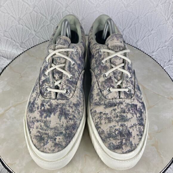 Converse Platform Sneakers Womens 9.5 Gray John Elliott Skid Grip Low Top Shoes - Picture 4 of 13